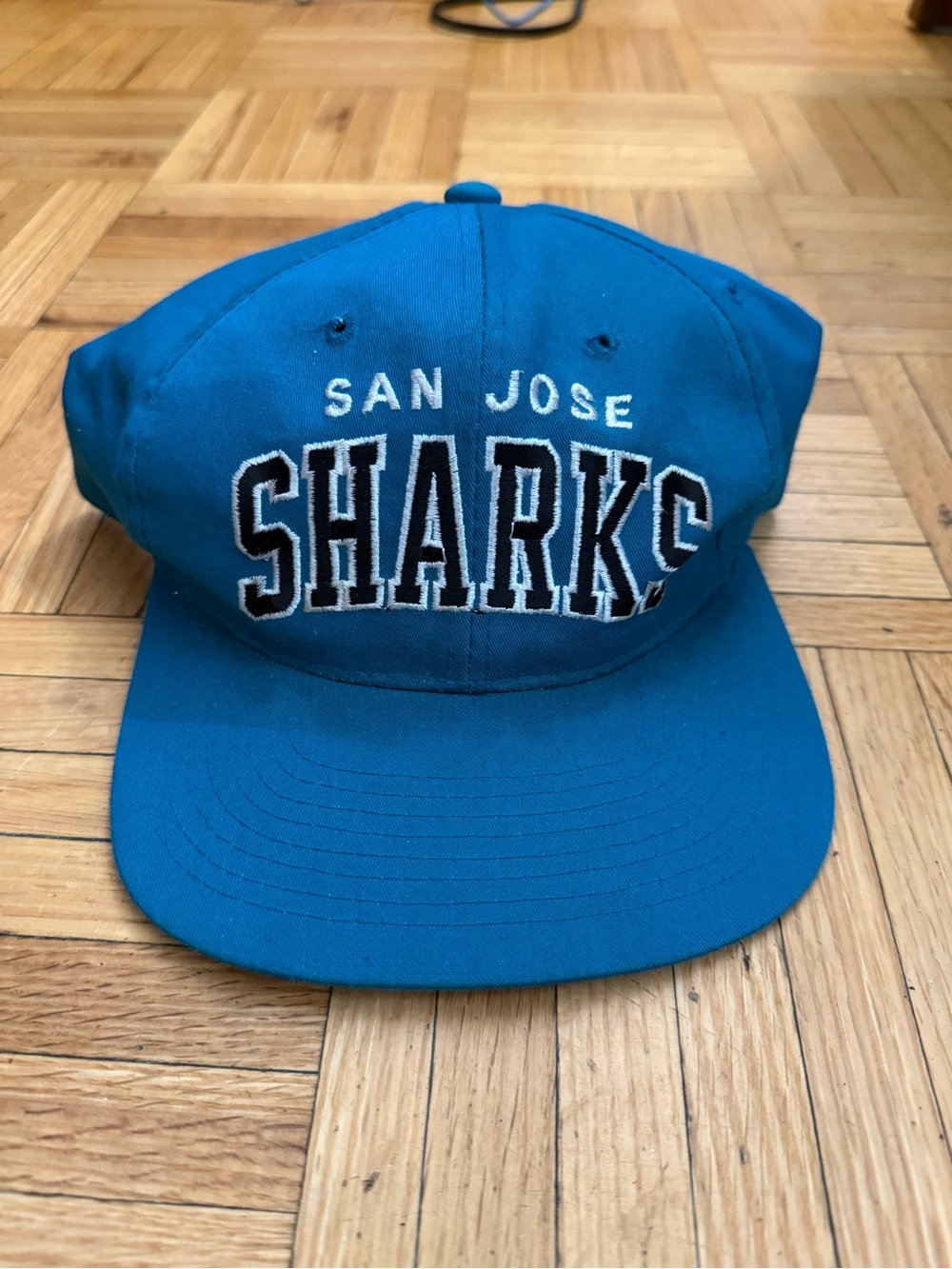 STARTER Teal and White Classic Embroidered NHL Cap